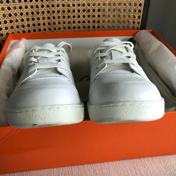 Hermes Free Sneakers White 37 - Picture 4 of 7